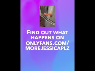 Horny Housewife Jessica Moore Fucks her Fridge