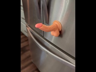 Horny Housewife Jessica Moore Fucks her Fridge