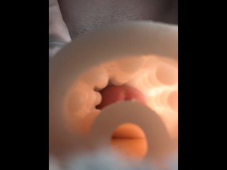 POV Insight My Fleshlight - Cumming Inside