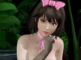 Dead or Alive Xtreme Venus Vacation Tsukushi Eyes on Me Maid Outfit Nude Mod Fanservice Appreciation