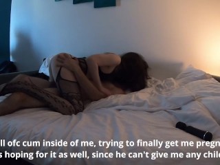 Cheating wife has a breeding session with her alpha lover on holidays, while beta hubby films them