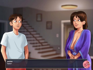 Summertime saga #12 - Watching a porn movie with my stepmother - Gameplay