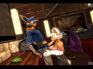 MrSafetyLion Official - Sly Cooper x Rouge the Bat
