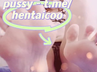 18 YO beautiful feet close up barefoot! t.me/hentaicoo