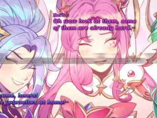 [Hentai JOI Teaser] The League of Legends Gangbang II - Star Guardian