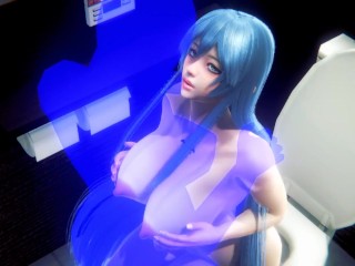 Esdeth Hentai - Akame ga kil Fucking in a public toilet part 1