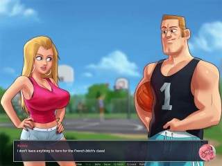 Summertime saga #13 - Stepson and busty stepmom mansturbating - Gameplay