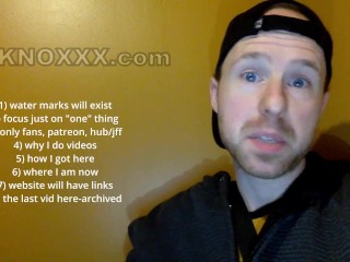 Leavin OnlyFans, Patreon & stayin with...(part 1/4) (no nudity vlog)