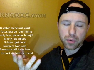 Leavin OnlyFans, Patreon & stayin with...(part 1/4) (no nudity vlog)