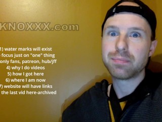 Leavin OnlyFans, Patreon & stayin with...(part 1/4) (no nudity vlog)