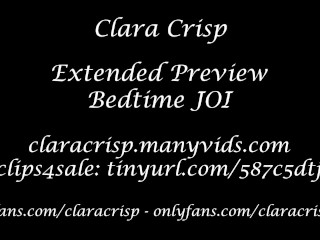 Extended Preview: Bedtime JOI - Chubby BBW MILF Tells You How to Stroke Before Bed