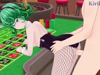 Tatsumaki and I have intense sex in the casino. - One-Punch Man Hentai