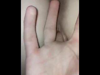 Fat wet hairy pussy gets vibed and fingered, cums multiple times