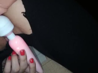 putting a dildo and a dick into her tight vagina while masturbating 😈💦🤤