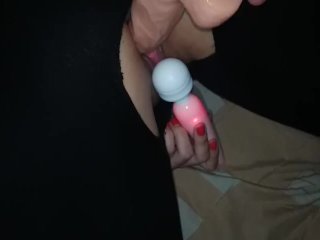 putting a dildo and a dick into her tight vagina while masturbating 😈💦🤤