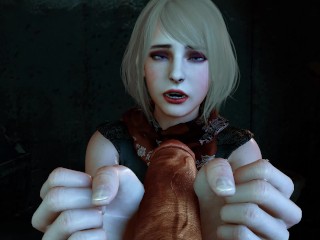 Resident Evil 4 - Ashley Graham × Black Stockings - Lite Version
