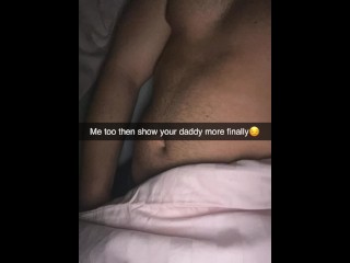 Tinder Date wants to fuck Guy on Snapchat