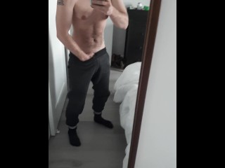 Trans Guy Desperately Humps Vibrator in Pants [grunting, heavy breathing]