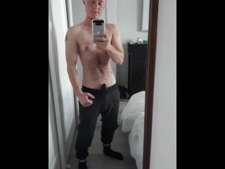 Trans Guy Desperately Humps Vibrator in Pants [grunting, heavy breathing]