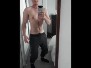 Trans Guy Desperately Humps Vibrator in Pants [grunting, heavy breathing]