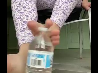 Water Bottle Feet Asmr