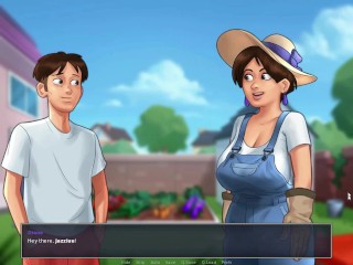 Summertime saga #16 - Watching my stepsister put on a monster dildo - Gameplay