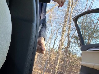 jerking on the side of the highway - kind of - getting nerve up