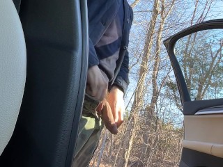 jerking on the side of the highway - kind of - getting nerve up