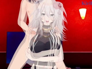 Shishiro Botan and I have intense sex at a love hotel. - Hololive VTuber Hentai