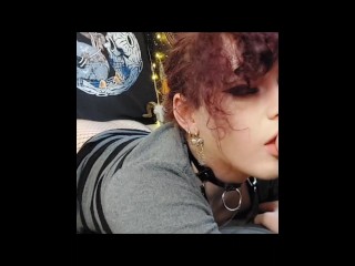 Goth femboy compilation, Nunicult sucks, rides, and cums