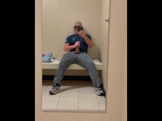 big cock unloads in fitting room