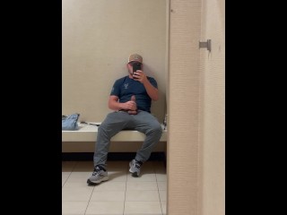 big cock unloads in fitting room