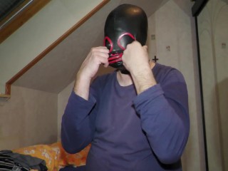 3 Lagen Latex mit Gasmaske