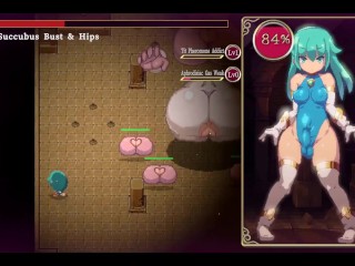 Mage Kanades Futanari Dungeon Quest [ Hentai Game ] Ep.2 Crushed and drained by gigantic boobs