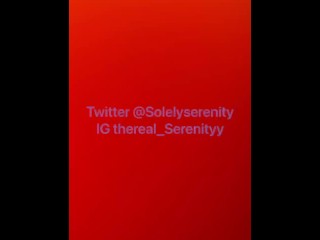 Viral Twitter Famous slut (@solelyserenity) rims her sneaky link after telling her boyfriend GN