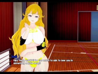 Yang Wants Your Cock After Workout - Your RWBY Fantasy