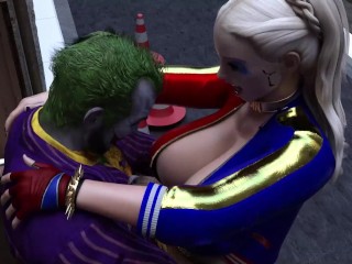 The Joker Fucks Harley Quinn in dirty Alley way