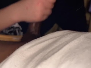 Step Mom Gives Son In Law A Late Night Blowjob And Swallows His Cum To End It.