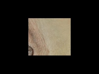 pov,close up of mature wife hairy pussy she lets me just put the tip for my cock in her wet pussy