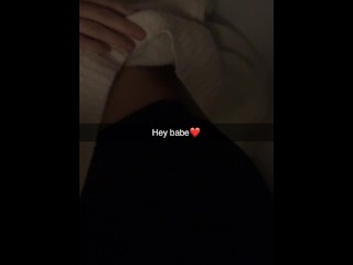 Girlfriend cheats after club and fucks guy on Snapchat Cuckold