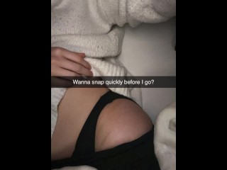 Girlfriend cheats after club and fucks guy on Snapchat Cuckold