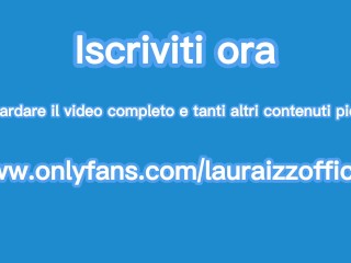 MAMMA ITALIANA IMPAZZISCE PER IL SUO GRANDE DILDO NERO