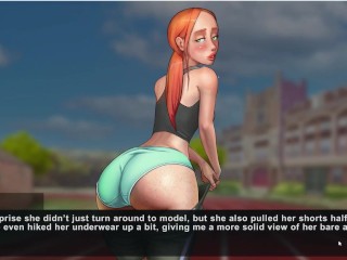 Taffy Tales [v0.89.8b] [UberPie] athletic beauty girl shows off her elastic ass