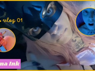 Vlog da Emma Ink EP01 - Dia a dia,boquete,punheta, anal e creampie - Video Completo no OF/EMMAINK13