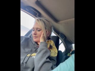 Road head heading to her moms house Cum Swallow