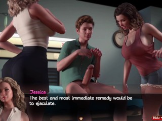 Treasure Of Nadia - Story scenes #12 - MILFs Helping my Horny Big Cock - NLT media