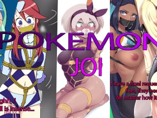 [Hentai JOI Teaser] Pokemon Gauntlet ! [Multiple Endings, Challenge, Foot fetish, Femdom]