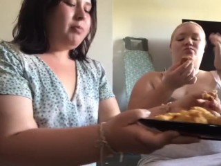 THE BEST DOUBLE BBW FEEDEE CLIPS COMPILATION!!😍🐷 (STUFFING, CHUGGING, BURPING, BELLY PLAY + more!)
