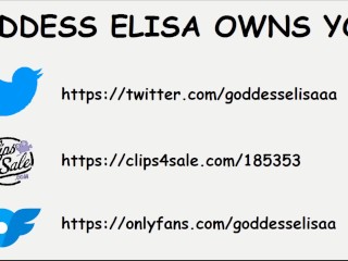 Goddess Elisa - New shoes deserve a big cumshot (trailer)