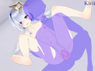 Amane Kanata and I have intense sex in the bedroom. - VTuber Hentai